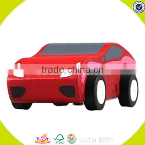 Wholesale Newest Wooden Sports Car Toy Hot Sale Kids Wooden Mini Sports Car Toy Creative Wooden Sports Car Toy W04A030 thumbnail-4