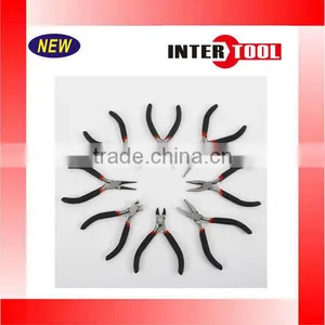 8pcs Mini Pliers Hand Tools Set Industrial Wire Cutter DIY Flat Long Round Nose thumbnail-3