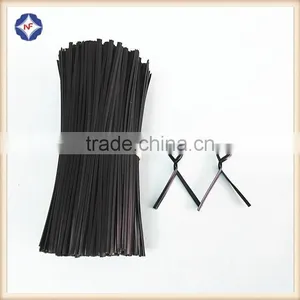 PE/PVC Plastic Coated Single Metallic Wire Twist Tie for Wire Cable thumbnail-5