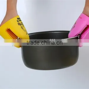 Cute Gloves Household Kitchen Colorful Heat Resistant Silicon Gloves thumbnail-6