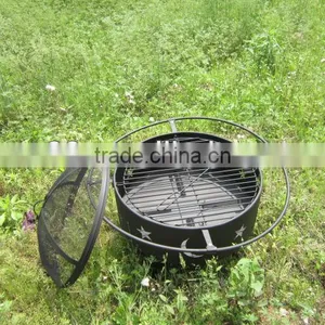 Round Fire Pit thumbnail-3