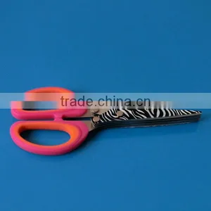 Herb Scissors With 5 Blades,zebra-stripe thumbnail-1