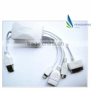 Multifunction 4 Port USB Hub for IPhone 4,5,Samsung thumbnail-1