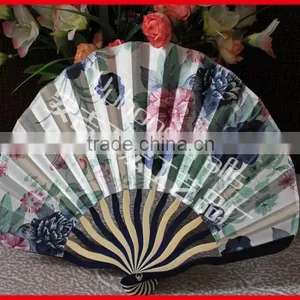 Chinese Style Handcrafts Fabric Fan thumbnail-2