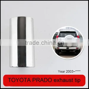 Auto Tuning Stainless Muffler Tip in Exhaust Pipe for TOYOTA PRADO thumbnail-2