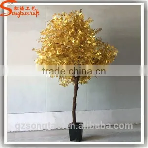 Large Outdoor Artificial Golden Tree Fake Decorative Wedding Wishing Tree Landscape Trees and Plants thumbnail-4