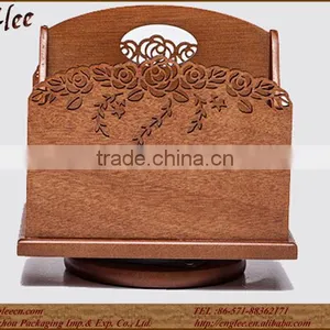 Beauty Wooden Material Computer Office Wooden Pen Holder thumbnail-3