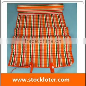 Folding Straw Beach Mat Stock,straw Beach Mat With Inflatable Pillow Ref.131002(6) thumbnail-1