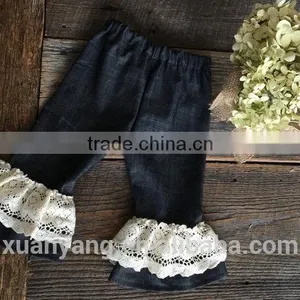 Soft Textile Baby Icing Ruffle Pants and Wholesale Children Denim Pants and Eco-friendly Baby Bloomers Wear thumbnail-1
