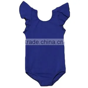 Girls' Dance Variety of Solid Colors Ruffle Sleeve Leotard Kids Wholesale Leotards thumbnail-1