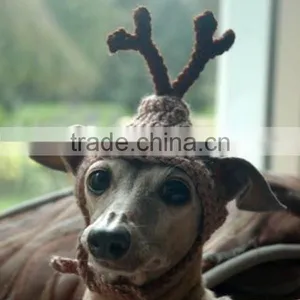 Fashion Winter Reindeer Antlers Dog Hat thumbnail-1