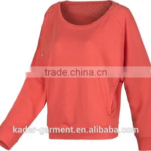 Autumn Winter 2014 Casual Crew Neck Pullover Plain Sweatshirt Women Sweatshirt thumbnail-1