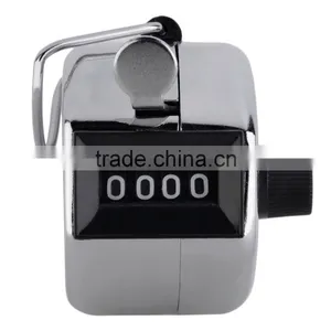 Hand Held Tally Counter Manual Counting 4 Digit Number Golf Clicker NEW thumbnail-1