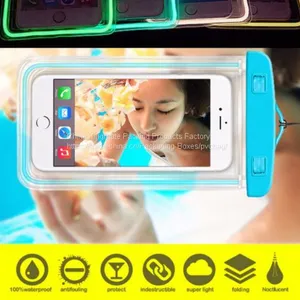 Underwater Outdoor Universal IPX8 Waterproof Pouch Waterproof Dry Bag for Cell Phone With Dule-Sides Transparent Windows thumbnail-2