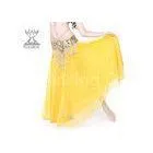 Chiffon Belly Dance Skirt / Wear , One Piece Dance Competition Dress Yellow Color thumbnail-1
