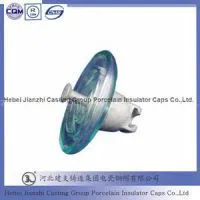 High Voltage Toughened Glass Disc 70KN Insulator Cap Fittings thumbnail-1