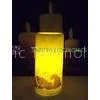 Home Decoration Yellow LED Timer Candles With Personalized Printing thumbnail-1