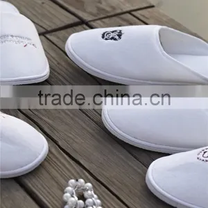 Custom Wholesale Disposable Velvet Hotel Slippers thumbnail-2
