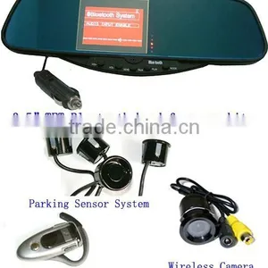 Auto Rearview Mirror Kit With 3.5 Inch TFT Monitor thumbnail-1