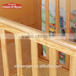 Baby Cot Bed Prices Adjustable Convertible Multi-purpose Standard Bedroom Wooden Nursery Baby Furniture thumbnail-3