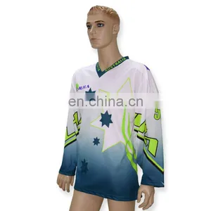 Low Price Custom Dye Sublimation Youth Hockey Jerseys High Quality thumbnail-1