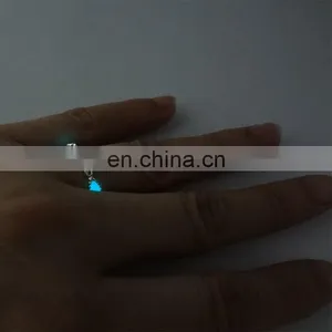 925 Silver Plated Infinity Hollow Out Glow In The Dark Ring For Couple thumbnail-4