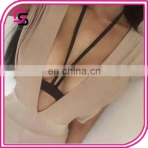 Customize Wholesale Garter Belt Women Pastel Gothic Bust Strap Bra Rave Wear Binding Sexy Women Cage Bondage Lingerie thumbnail-1