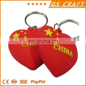 OEM Logo/ China High Quality Hamburger Shaped Fantastic Keyring/keychain thumbnail-3
