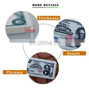 WR Year 1891 USD 50 Challenge Silver Bullion Bar With Floating Display Case Metal Silver Bar for Thanksgiving Day Gifts thumbnail-5