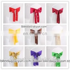 OEM Factory Wedding Chair Cover Sash,chair Bows With Butterfly thumbnail-1
