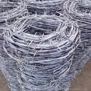 Hot Dipped Galvanized Weight Cheap Barbed Wire thumbnail-1