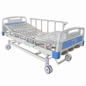 AG-BMS007 Made in China Medical Care 3 Function Manual Custom Hospital Bed thumbnail-1