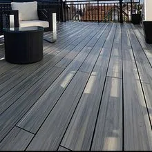 UV Resistant WPC Timber Plastic Wood Flooring Outdoor Decoration Co-extrusion Decking thumbnail-2