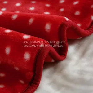 Enviromental Printing Raschel Manta 100% Polyester Mink Blanket for Sale thumbnail-3