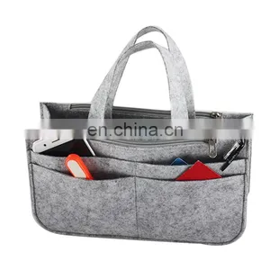 Multi Pockets Waterproof Christmas Drawstring Gift Bags Grow Baby Hanging Felt Diaper Caddy Storage Cloth Bag thumbnail-1
