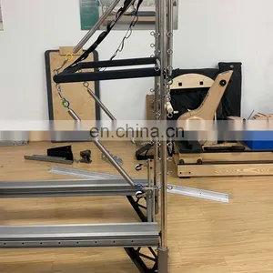Bodybuilding With High Quality Folding Pilates Reformer Of Aluminium Reformer Pilates Aluminium Reformer With Tower thumbnail-2