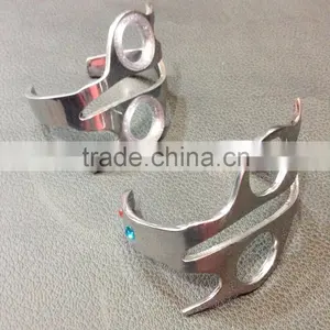 Barber Bracelet - Scissor Style Bracelet Crystal Decorated thumbnail-1