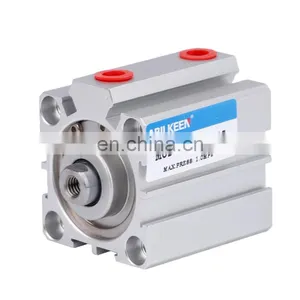 SDA Bore12-25mm SDA12 SDA16 SDA20 SDA25 Female/male Thread Magnet Double Acting Compact Square Thin Small Air Pneumatic Cylinder thumbnail-1