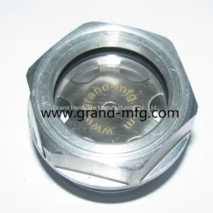 BSP G11/4 Compressor Speed Reducers Aluminum Liquid Oil Level Sight Glass Manufacturer thumbnail-3
