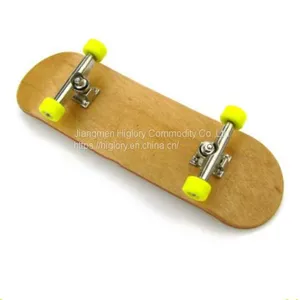 DIY Mini Wooden Skateboard 5layers Maple With Ball Bearings Children Adults Toy Sports Game Finger Skate Boards thumbnail-1