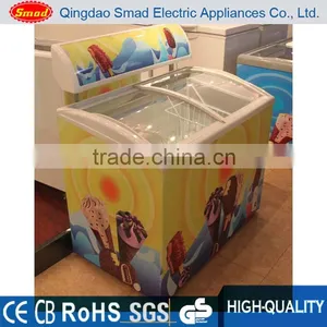 Sliding Glass Door Refrigerator Display Chest Freezer for Supermarket thumbnail-6