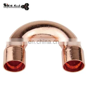 Copper 180 Degree Elbow U Bend Pipe for Refrigeration Copper Fitting Return Bend (CXC) Copper Elbow thumbnail-3