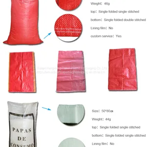 Factory Direct Sale pp Woven Bag Cheapest and Best White Flour Bag thumbnail-4