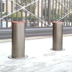 UPARK Anti-theft Prevent Violent Collision Telescopic Light Bollard Automatic With Mini Box Driveway Metal Post thumbnail-5