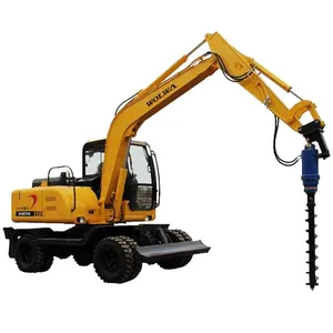 Drill Pile Excavator Skid Steer Loader Backhoe Attachment Hydraulic Eareh Auger Drill thumbnail-1
