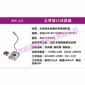 HS-A2 Square Window Intercom thumbnail-5