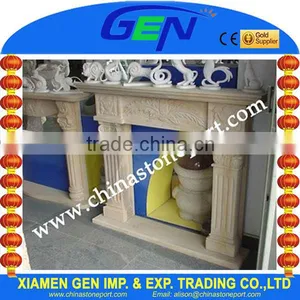 Stone Indoor Fireplace thumbnail-1