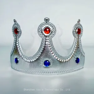 Factory-Supplied Prince Crowns - Gold Headwear for Birthday & Holiday Party Decor thumbnail-2