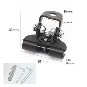 Universal LED Light Bar Mounting Bracket for Cars Sedans Trucks UTVs SUVs Engine Hood Work Light Mount Holder thumbnail-4