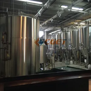 304 Stainless Steel Beer Fermentation Tank With PLC Control System thumbnail-1